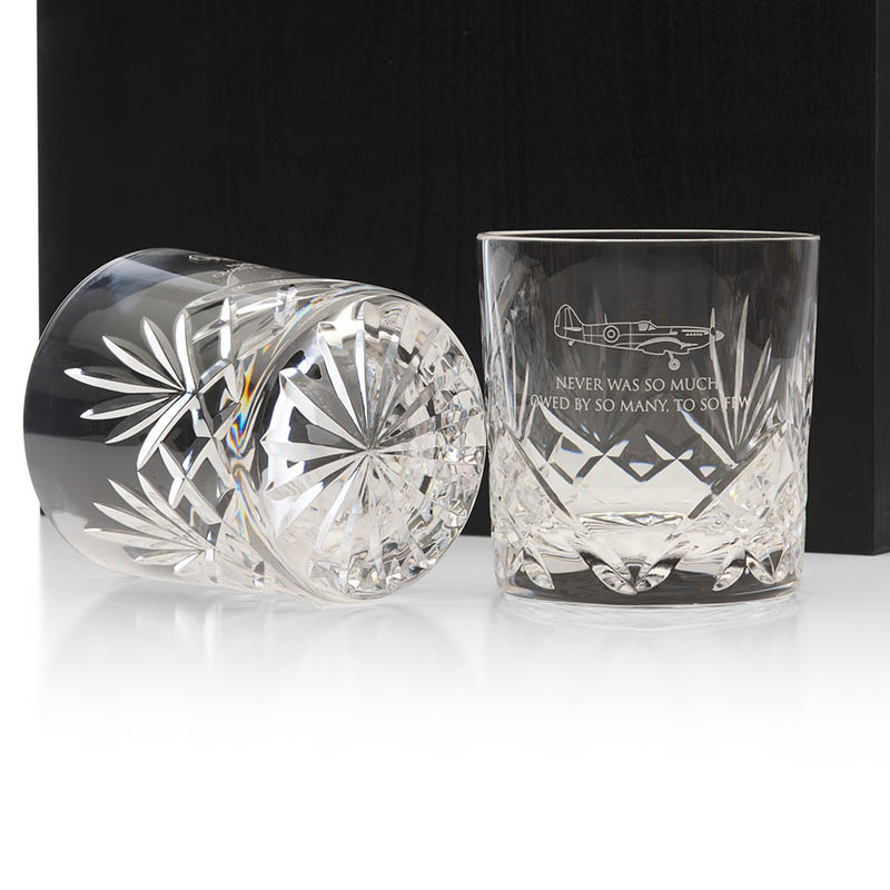 lifestyle spitfire drinking gift glasses for aviation fan